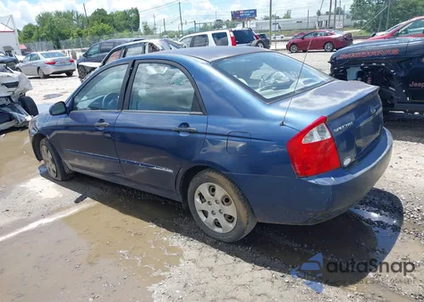 2005 Kia Spectra Ex/Lx/Sx from USA, damaged, VIN KNAFE121555167534